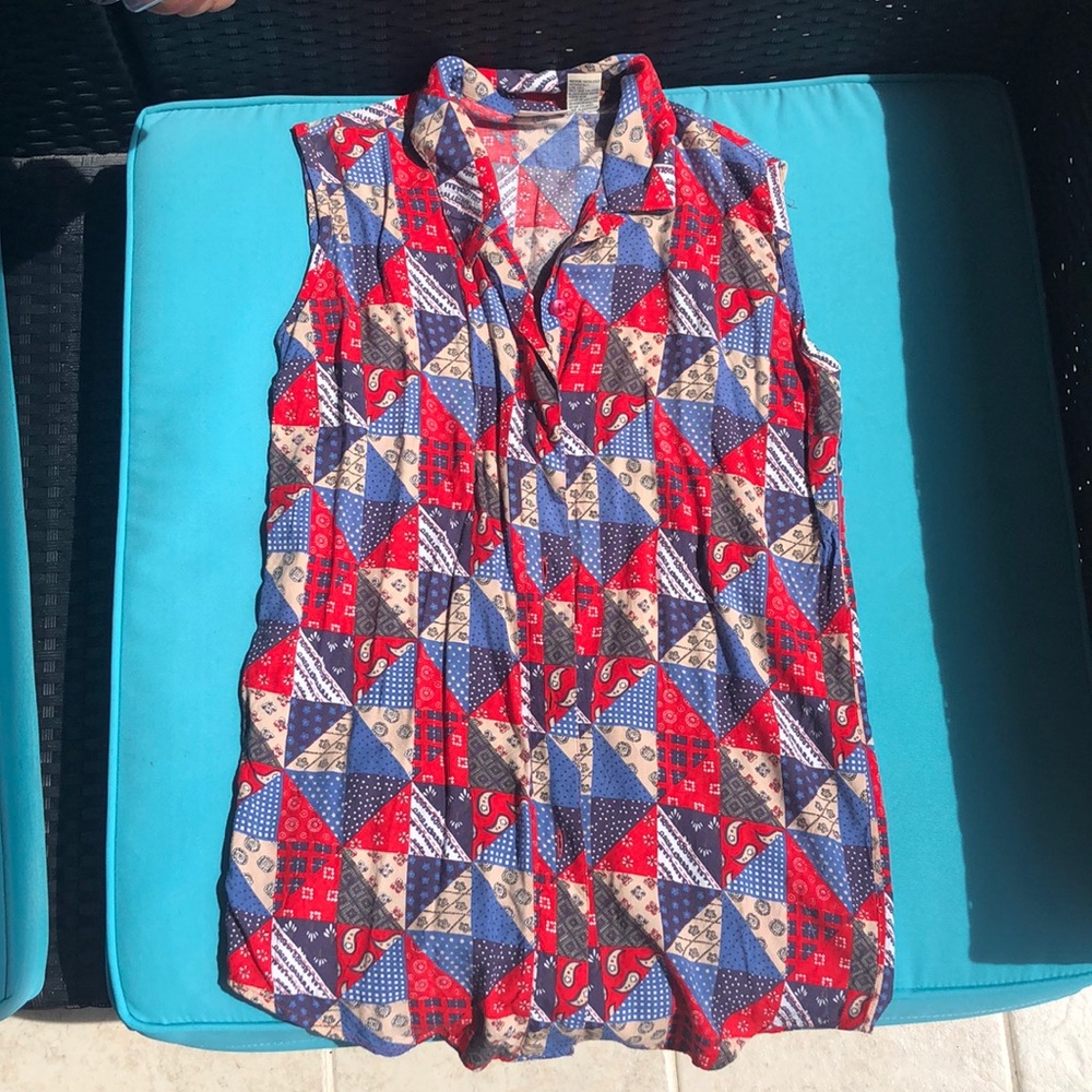 Vintage colorful top